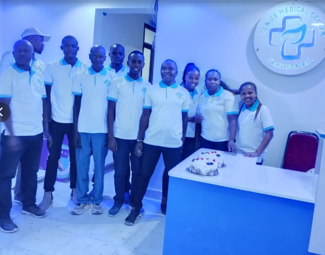 The Renice Medical Center team of doctors, nurses and support staff at the Mlolongo reception